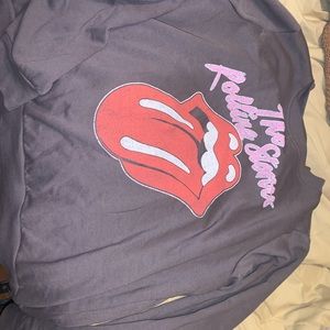 Rollin stones crew neck